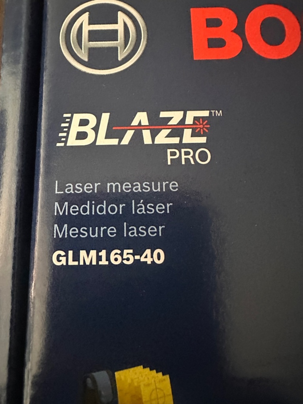 Bosch Blaze Pro GLM165-40 Blue Laser Measure - Picture 2 of 7